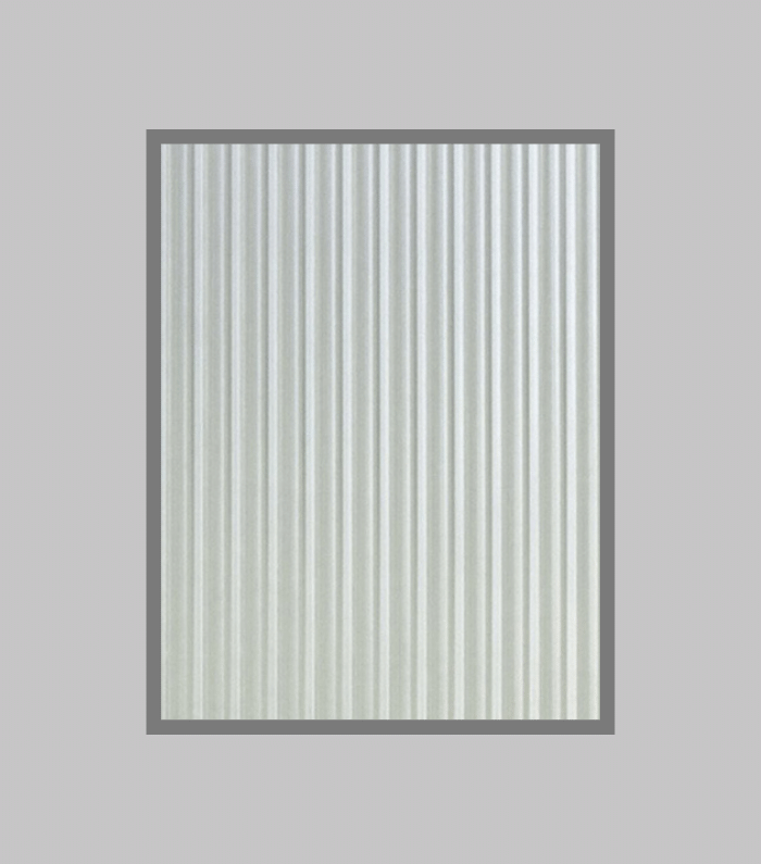 English reeded glass cabinet door sample